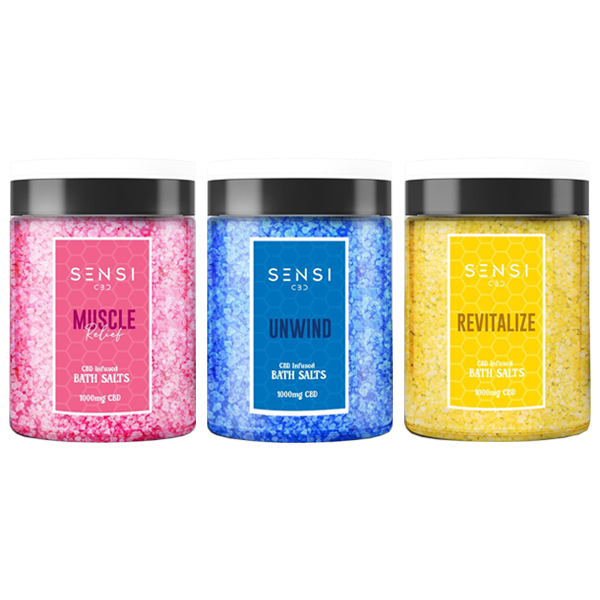 Sensi CBD 1000mg CBD Infused Bath Salts - 700g